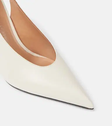 The Attico Viper 95 leather slingback pumps | Thumbnail 4 The Attico Viper 95 leather slingback pumps | Thumbnail 4