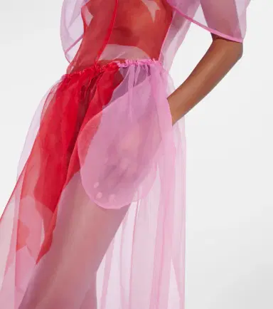 Simone Rocha Printed organza midi dress | Thumbnail 5