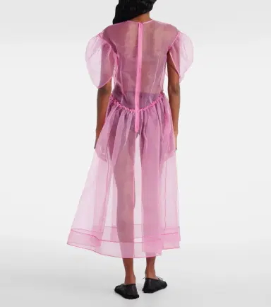 Simone Rocha Printed organza midi dress | Thumbnail 6