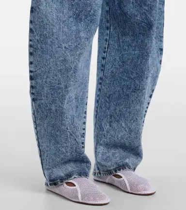 Alaïa Alaïa High-rise barrel-leg jeans | Thumbnail 4 Alaïa Alaïa High-rise barrel-leg jeans | Thumbnail 4