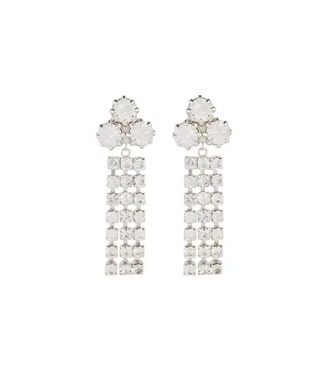 Jil Sander Crystal-embellished earrings