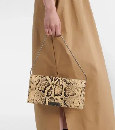 Jil Sander Carnet snake-effect leather clutch | Thumbnail 4 Jil Sander Carnet snake-effect leather clutch | Thumbnail 4