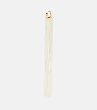 Jil Sander Fringed hoop earrings | Thumbnail 4