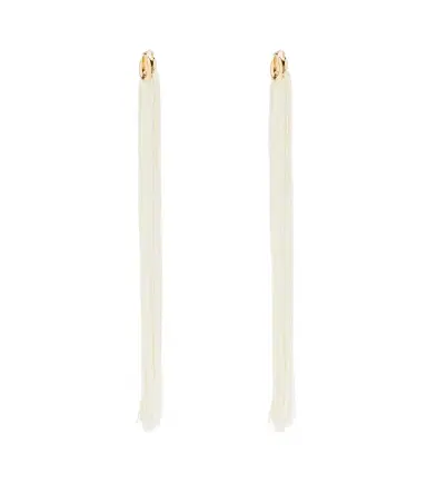 Jil Sander Fringed hoop earrings | Thumbnail 1