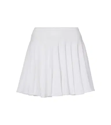 Alaïa Alaïa Pleated semi-sheer miniskirt | Thumbnail 1