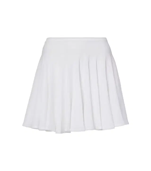 Alaïa Pleated semi-sheer miniskirt