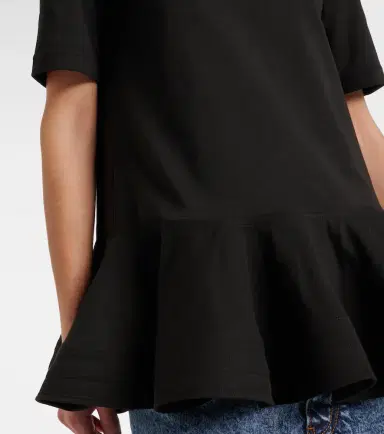 Alaïa Alaïa Peplum cotton jersey T-shirt | Thumbnail 3