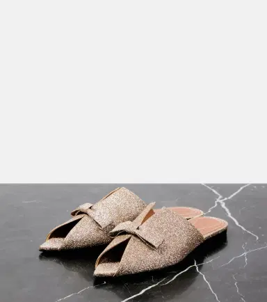 Zimmermann Tux glitter leather mules | Thumbnail 3 Zimmermann Tux glitter leather mules | Thumbnail 3