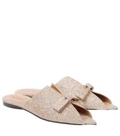 Zimmermann Tux glitter leather mules | Thumbnail 1 Zimmermann Tux glitter leather mules | Thumbnail 1