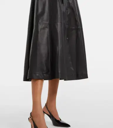 Altuzarra Kiera leather shirt dress | Thumbnail 2 Altuzarra Kiera leather shirt dress | Thumbnail 2