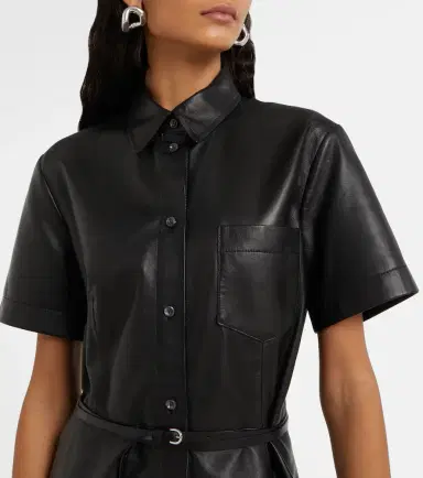 Altuzarra Kiera leather shirt dress | Thumbnail 5 Altuzarra Kiera leather shirt dress | Thumbnail 5