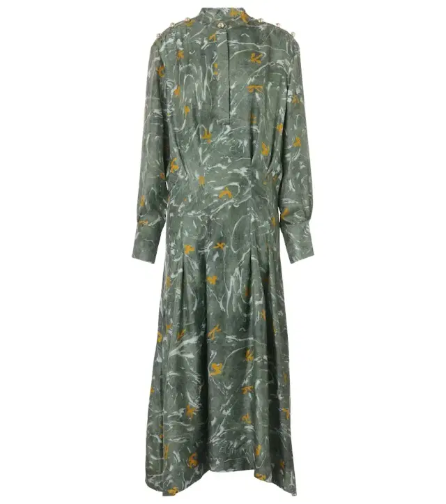 Altuzarra Felicia studded silk maxi dress