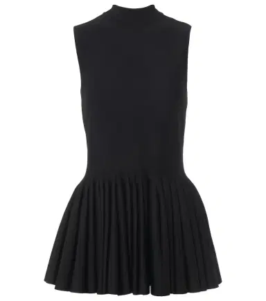 Alaïa Alaïa Pleated turtleneck top | Thumbnail 1