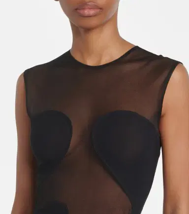 Alaïa Alaïa Paneled maxi dress | Thumbnail 3