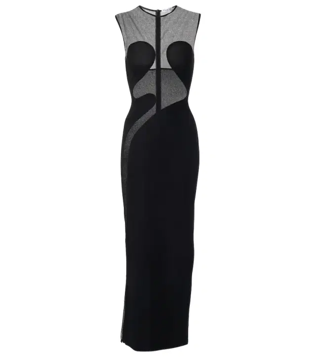 Alaia Alaïa Paneled maxi dress