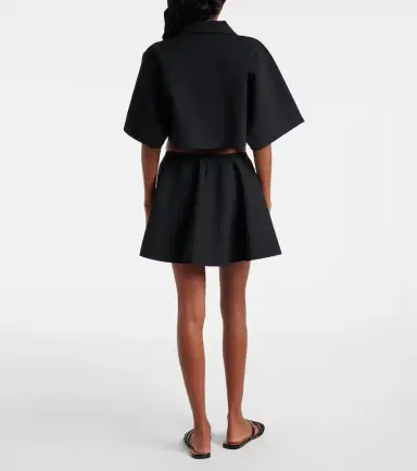 Alaïa Alaïa Pleated godet miniskirt | Thumbnail 4