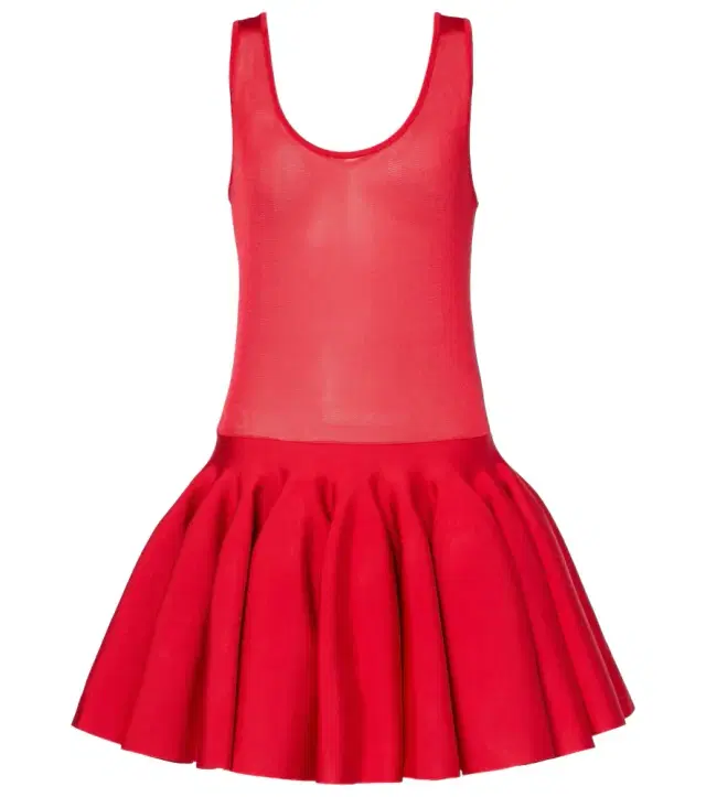 Alaia Alaïa Sheer knitted minidress