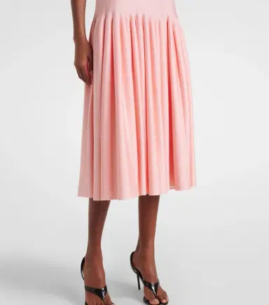 Alaïa Alaïa Godet midi dress | Thumbnail 3
