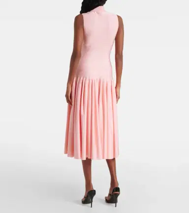 Alaïa Alaïa Godet midi dress | Thumbnail 5