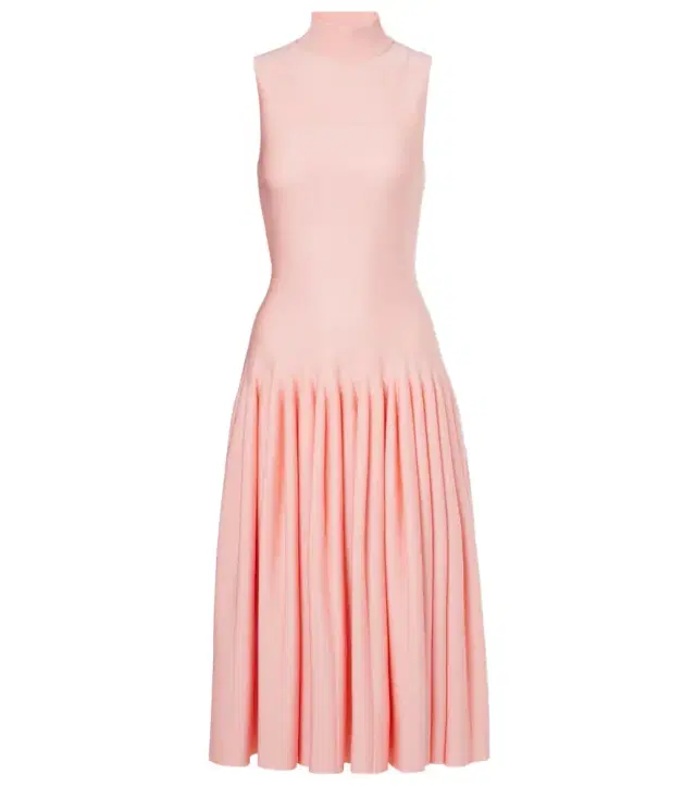 Alaïa Godet midi dress