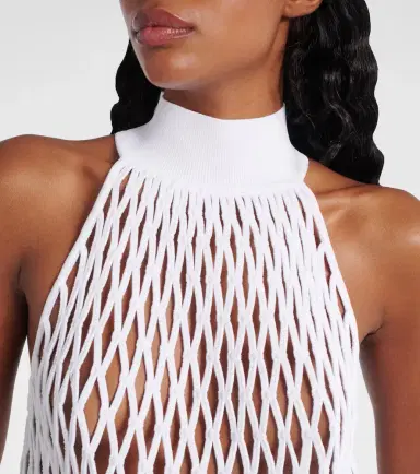 Alaïa Alaïa Macramé maxi dress | Thumbnail 3