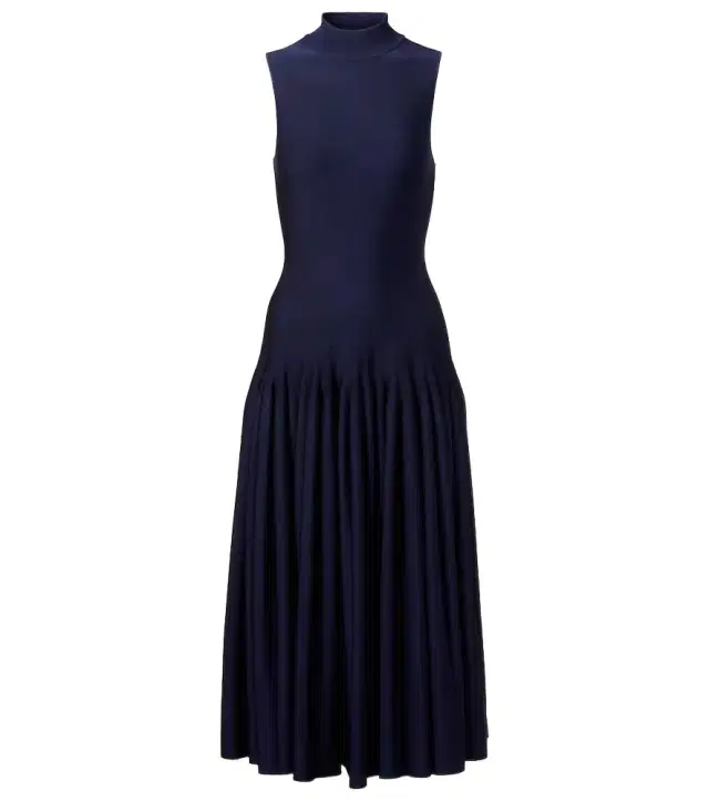 Alaïa Godet midi dress