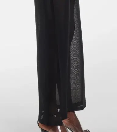 Alaïa Alaïa Sheer knitted midi dress | Thumbnail 4