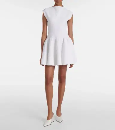 Alaïa Alaïa Pleated minidress | Thumbnail 3