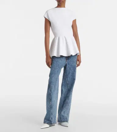 Alaïa Alaïa Peplum top | Thumbnail 2