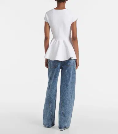 Alaïa Alaïa Peplum top | Thumbnail 4