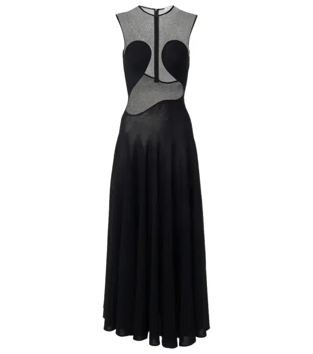 Alaia Alaïa Paneled maxi dress