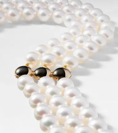 Bucherer Fine Jewellery Grace 18kt gold necklace with pearls | Thumbnail 4