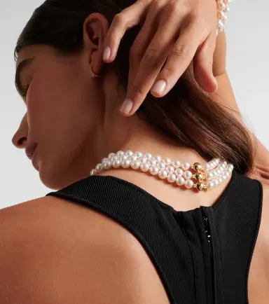 Bucherer Fine Jewellery Grace 18kt gold necklace with pearls | Thumbnail 5