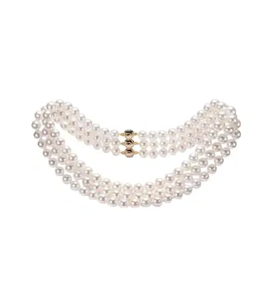 Bucherer Fine Jewellery Grace 18kt gold necklace with pearls | Thumbnail 1