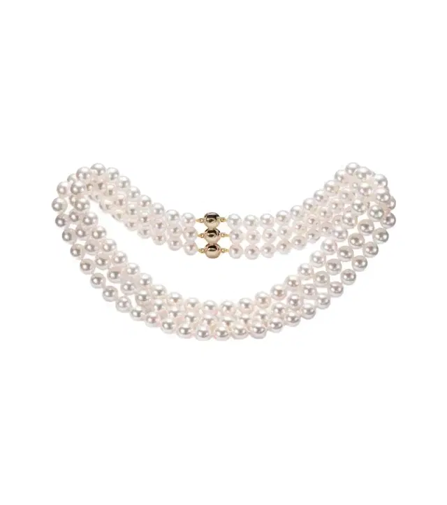 Bucherer Fine Jewellery Grace 18kt gold necklace with pearls