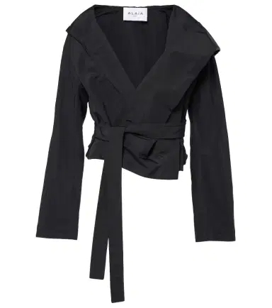 Alaïa Alaïa Hooded wrap jacket | Thumbnail 1 Alaïa Alaïa Hooded wrap jacket | Thumbnail 1