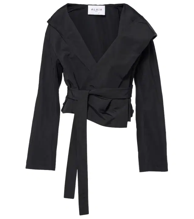 Alaia Alaïa Hooded wrap jacket
