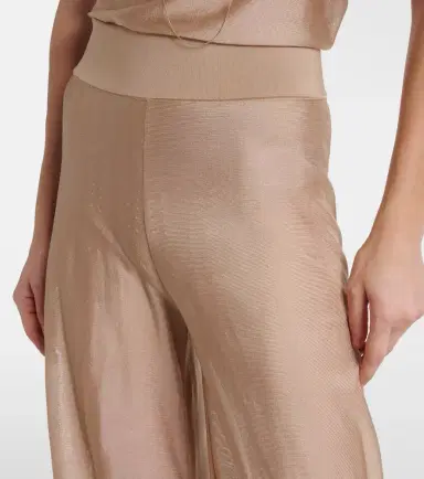 Alaïa Alaïa Knitted wide-leg pants | Thumbnail 2