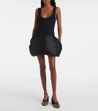 Alaia Alaïa Down-paneled wool-blend minidress | Thumbnail 2