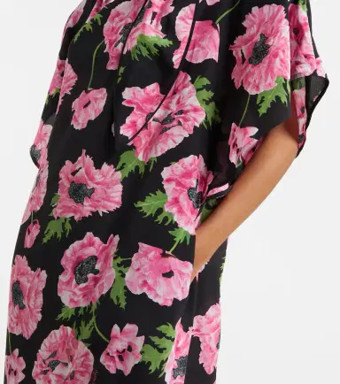 Stella McCartney Floral printed silk maxi dress | Thumbnail 3