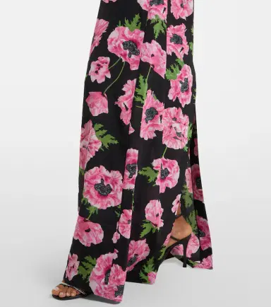Stella McCartney Floral printed silk maxi dress | Thumbnail 5