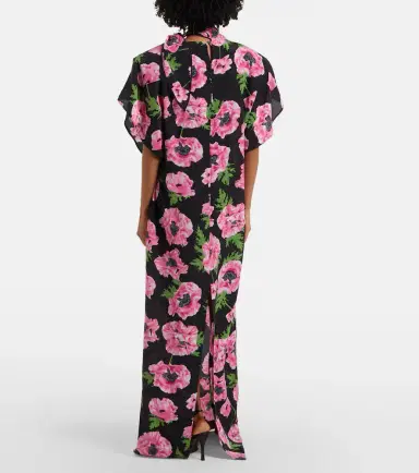 Stella McCartney Floral printed silk maxi dress | Thumbnail 7