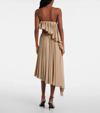Alaïa Alaïa Asymmetric jersey bustier dress | Thumbnail 5