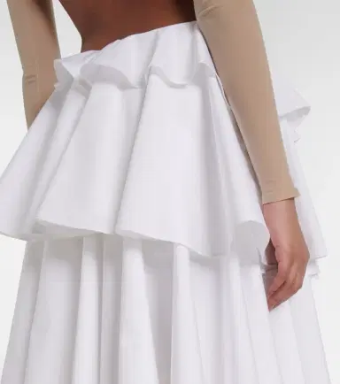 Alaïa Alaïa Spiral ruffled miniskirt | Thumbnail 4