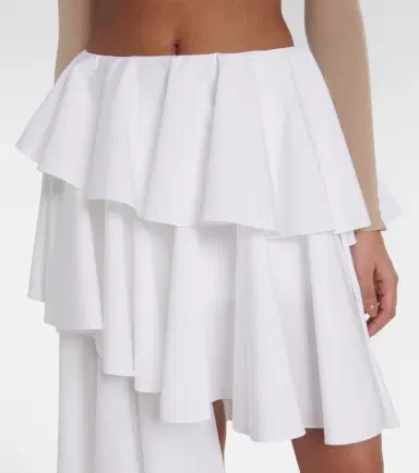 Alaïa Alaïa Spiral ruffled miniskirt | Thumbnail 5
