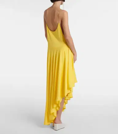 Alaïa Alaïa Asymmetric jersey slip dress | Thumbnail 2