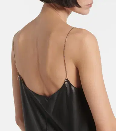 Alaïa Alaïa Slip leather romper | Thumbnail 6