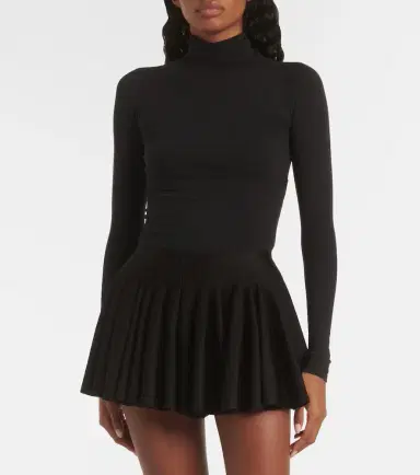 Alaïa Alaïa Godet pleated shorts | Thumbnail 2