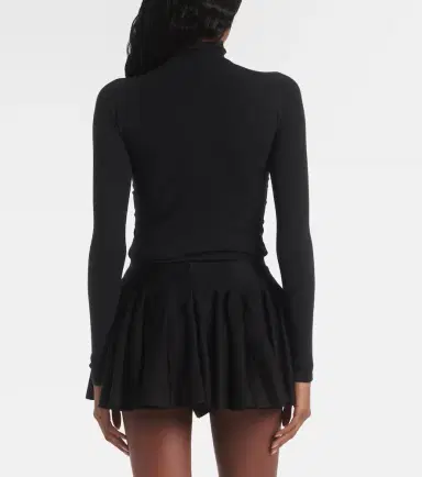 Alaïa Alaïa Godet pleated shorts | Thumbnail 4