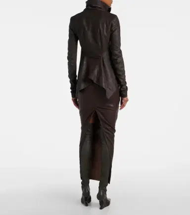 Rick Owens Naska leather biker jacket | Thumbnail 5 Rick Owens Naska leather biker jacket | Thumbnail 5